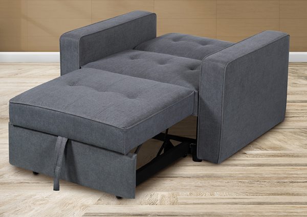 Sofá Cama 3 plazas Lyon tap. Gris