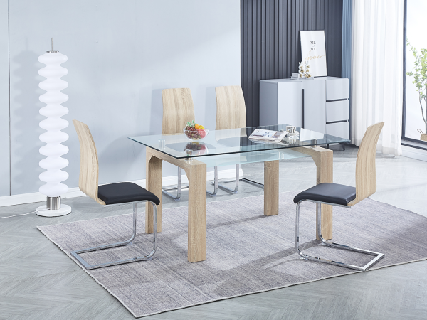 Rio_CONJUNTO copia Mesa Comedor Fija Rio