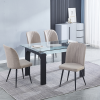 Rio_CONJUNTO_negro-beig copia Mesa Comedor Fija Rio