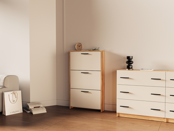 Mueble Zapatero 2 y 3 puertas Mauvella-Beig