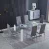 Conjunto Mesa Hugo Cambria + 6 Sillas Emma Beig