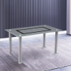 Mesa Mesa Rectangular fija Cristal Nora
