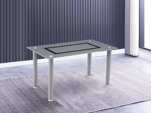 Mesa Mesa Rectangular fija Cristal Nora