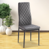 Silla marmol Juego de Sillas Marmol 6 unidades tapizado PU Gris