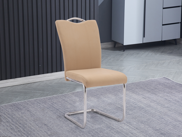 Juego de 4 Sillas Enzo Tap. Beige/Marengo