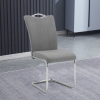 Juego de 4 Sillas Enzo Tap. Beige/Marengo