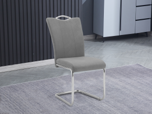 Juego de 4 Sillas Enzo Tap. Beige/Marengo