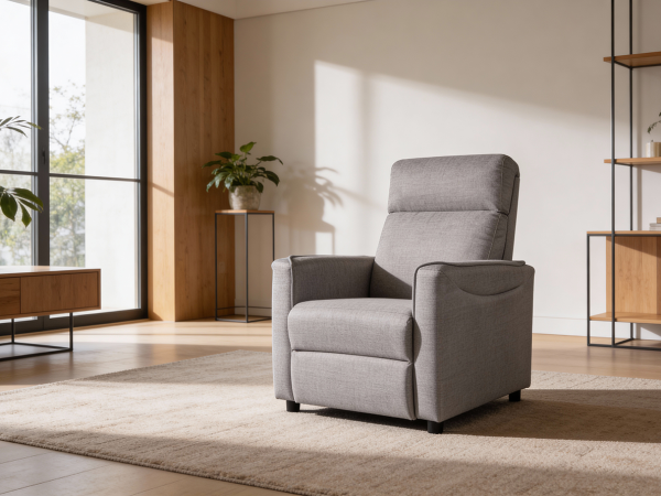 conford Butaca Conford Brazos rectos tap. color gris