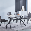 Conjunto Abril mesa + 4 sillas Beig/Gris