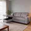 dinamarca Chaise Longe Dinamarca tap. Malmo 90 Gris arcón izquierda