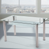 mesa Conjunto de Mesa Iris + 6 Sillas Maia Tap. Gris