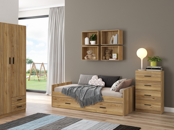 premauve Cama Nido con Frontal colores Beig / Mauvella