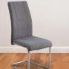 Conjunto mesa Theo + 6 Sillas Emma tap. Merengo