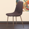 silla Conjunto Mesa Clara + 4 Sillas Bruno Tap. Marrón