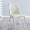 silla_latt Conjunto mesa comedor imitación Mármol + 4 sillas tapizadas Latte / Tórtora