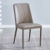 silla_tor Conjunto mesa comedor imitación Mármol + 4 sillas tapizadas Latte / Tórtora